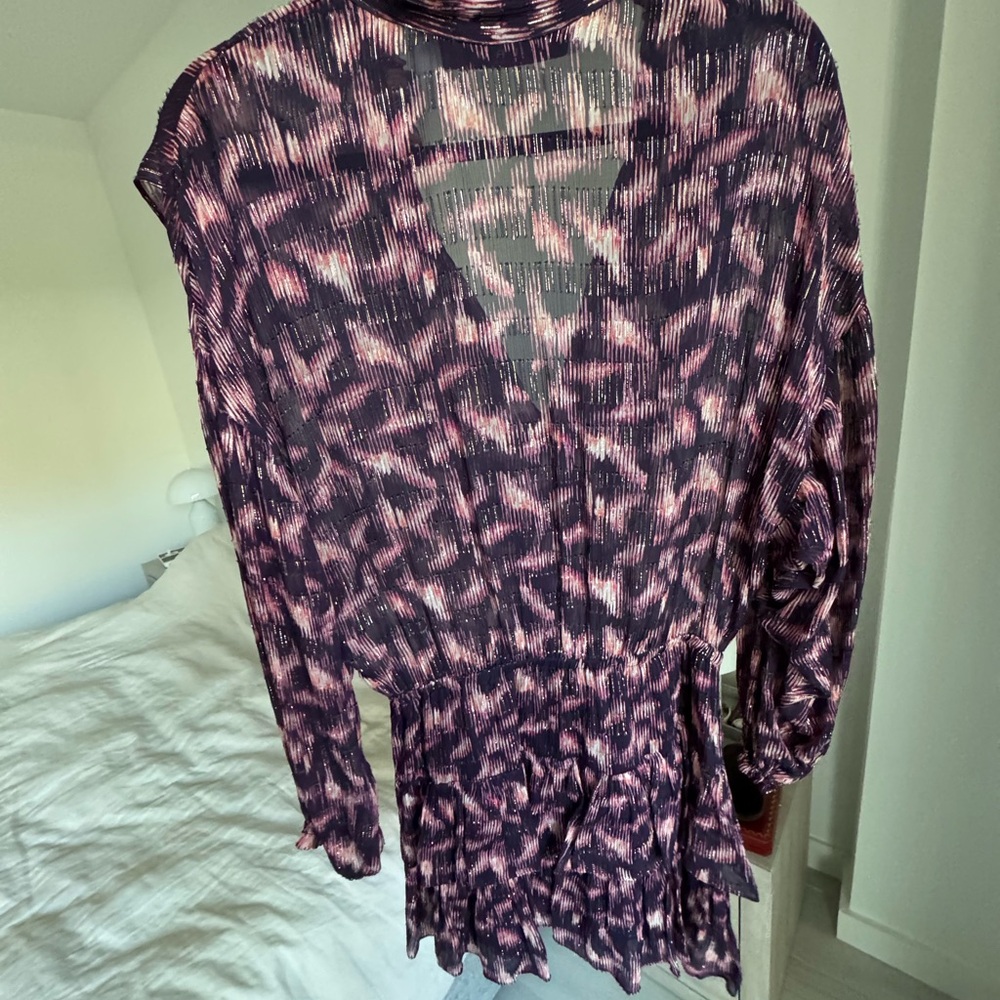 iro purple dress IRO Absalon Dress in Purple